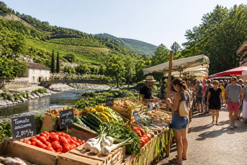 découvrez les marchés et producteurs en ardèche pour savourer le circuit des bonnes adresses locales, alliant fraîcheur, qualité et savoir-faire authentique.