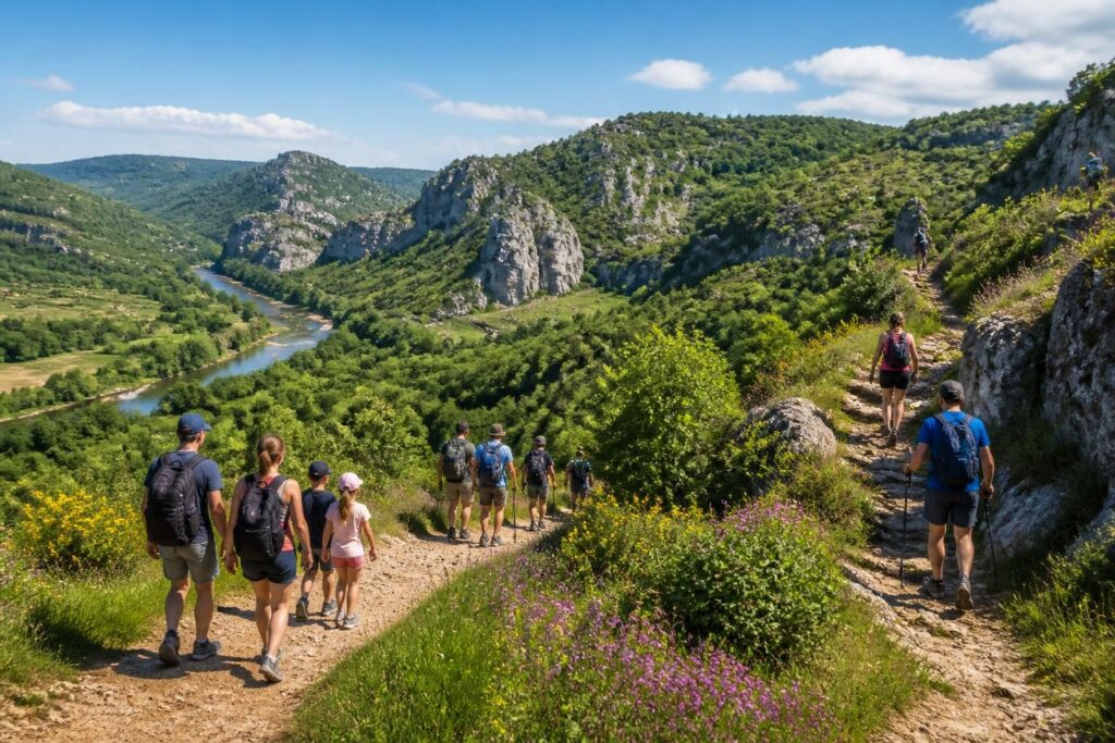 découvrez 12 sentiers de randonnée en ardèche adaptés à tous les niveaux, pour explorer des paysages magnifiques et profiter de la nature en toute tranquillité.