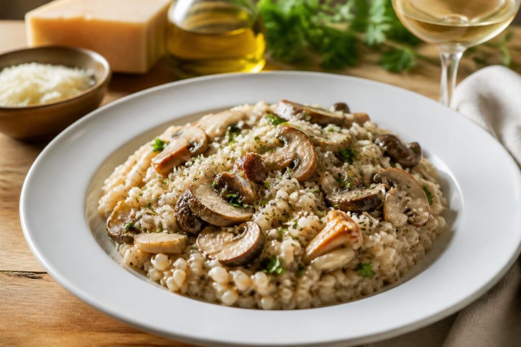 découvrez une recette simple et délicieuse de risotto aux champignons, parfaite pour ravir tous les palais en toute simplicité.