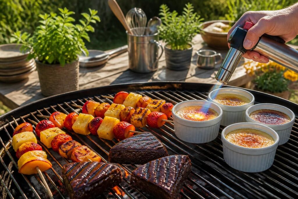 découvrez nos idées gourmandes de desserts à préparer au barbecue pour des moments sucrés et conviviaux en plein air.