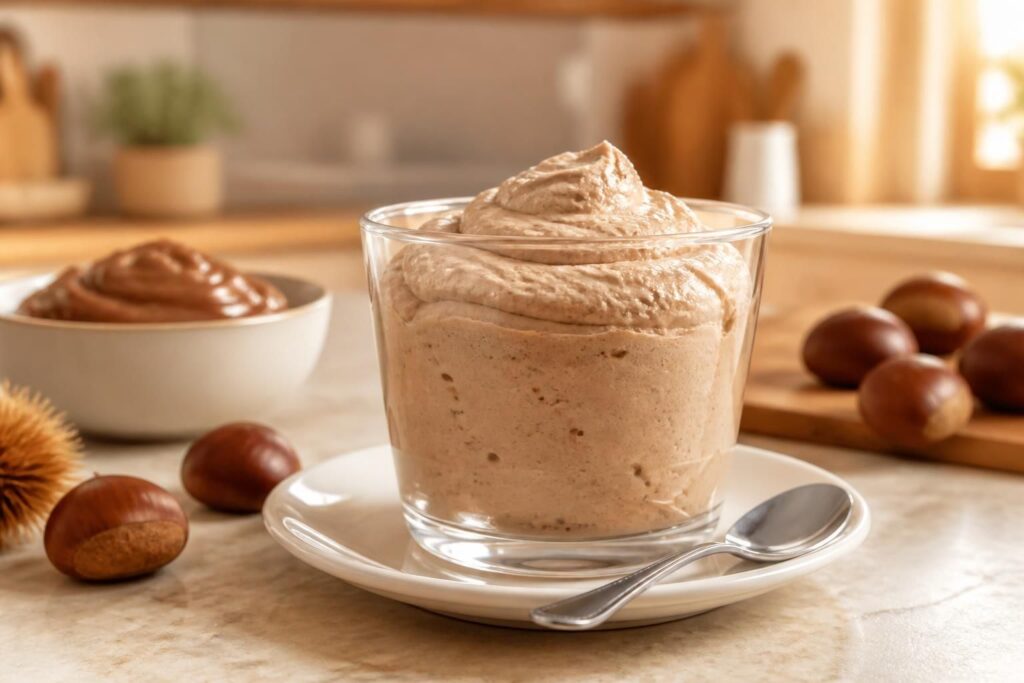 découvrez notre recette simple et rapide de mousse de crème de marron légère, idéale pour un dessert gourmand et délicat.