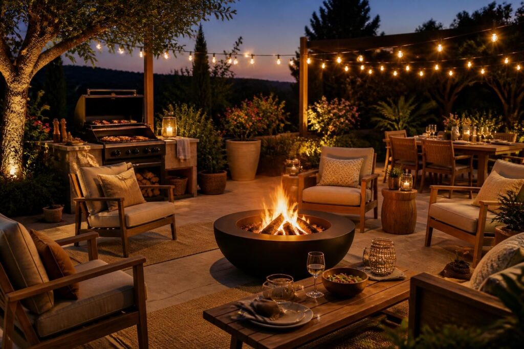 découvrez nos idées d'aménagement de brasero pour jardin afin de créer un espace convivial et un barbecue extérieur parfait pour vos soirées entre amis et en famille.