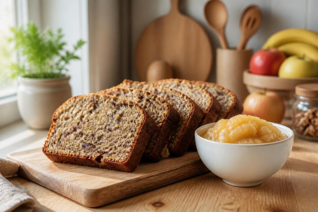 découvrez nos recettes saines et gourmandes de banana bread à base de compote, pour des desserts savoureux et équilibrés à déguster sans culpabilité.