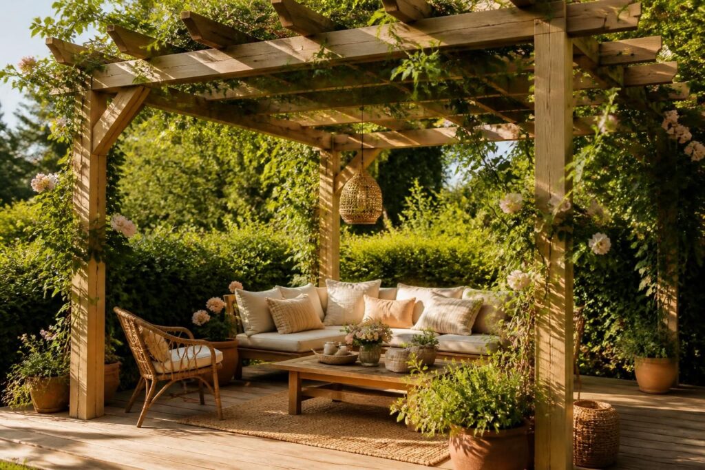 apprenez à fabriquer une pergola en bois vous-même facilement et à moindre coût pour sublimer votre extérieur avec charme et authenticité.