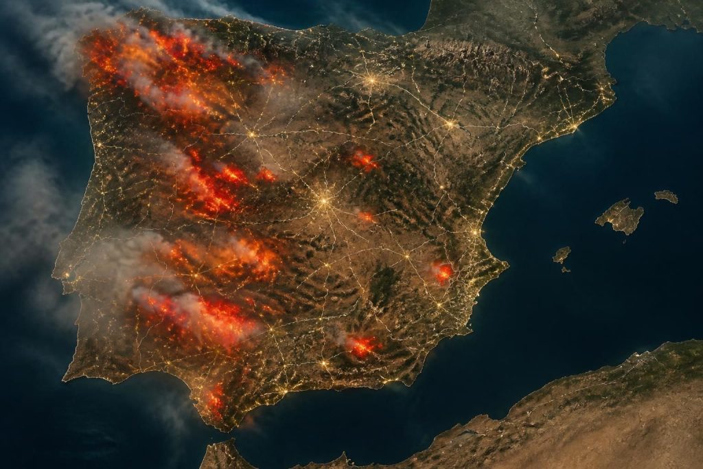suivez en direct les incendies en espagne aujourd'hui avec une carte interactive et les points d'accès pour rester informé en temps réel.