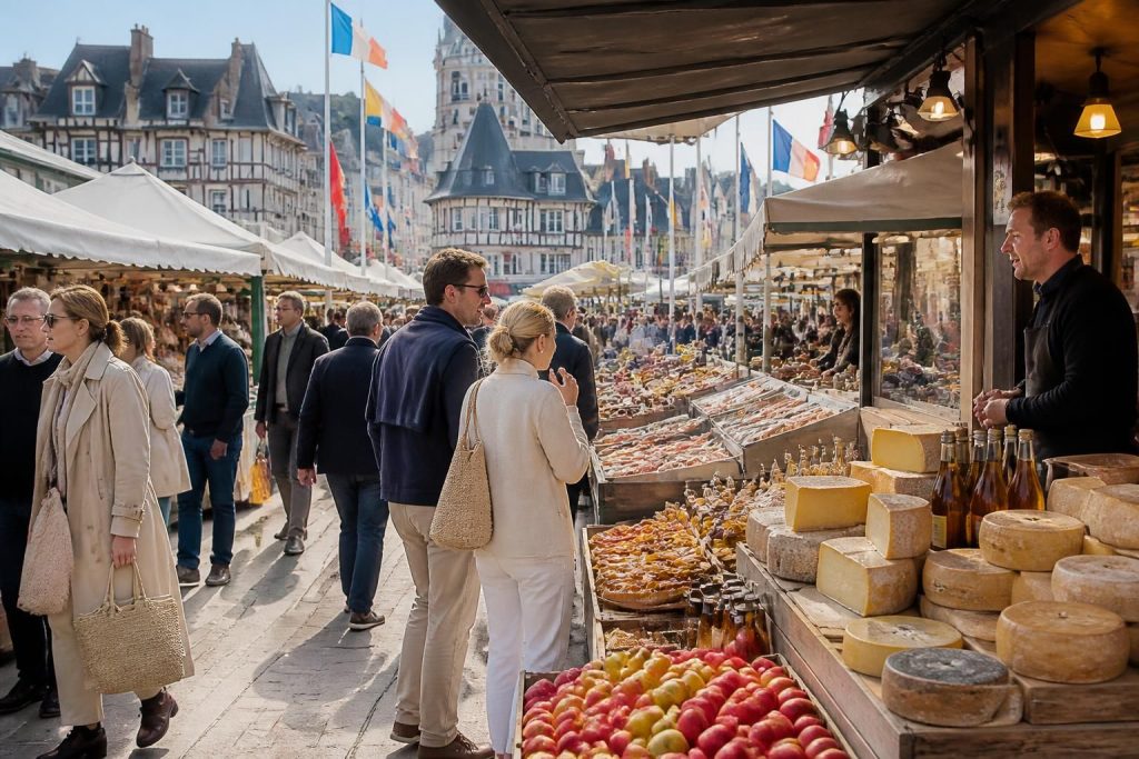 découvrez les jours d’ouverture du marché de deauville et savourez ses spécialités locales authentiques dans une ambiance conviviale.