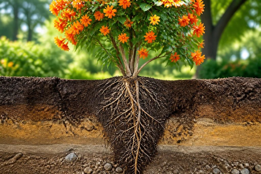 découvrez comment bien planter la bignone en tenant compte de la profondeur idéale de ses racines pour assurer une croissance optimale et une floraison généreuse.