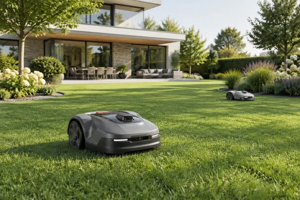 comparez les meilleurs robots tondeuses pour 500 à 1 500 m² : modèles sans fil, autonomie, fonctionnalités et conseils pour choisir celui qui convient à votre jardin.