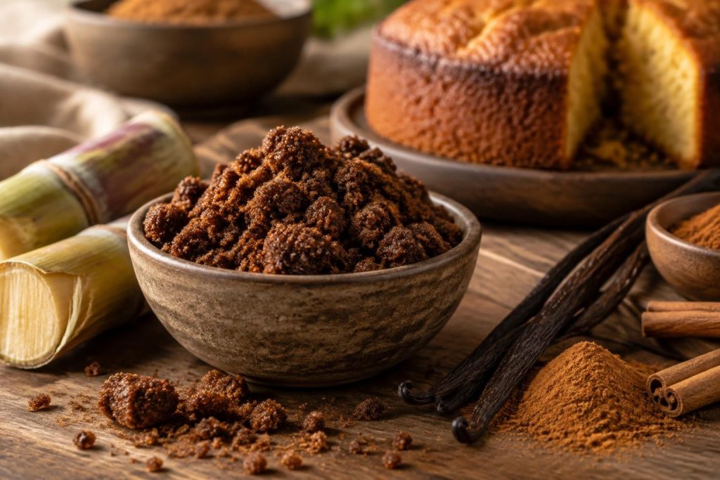 découvrez le muscovado, un sucre brun non raffiné aux notes intenses de caramel et de réglisse. explorez ses saveurs et ses usages en cuisine.