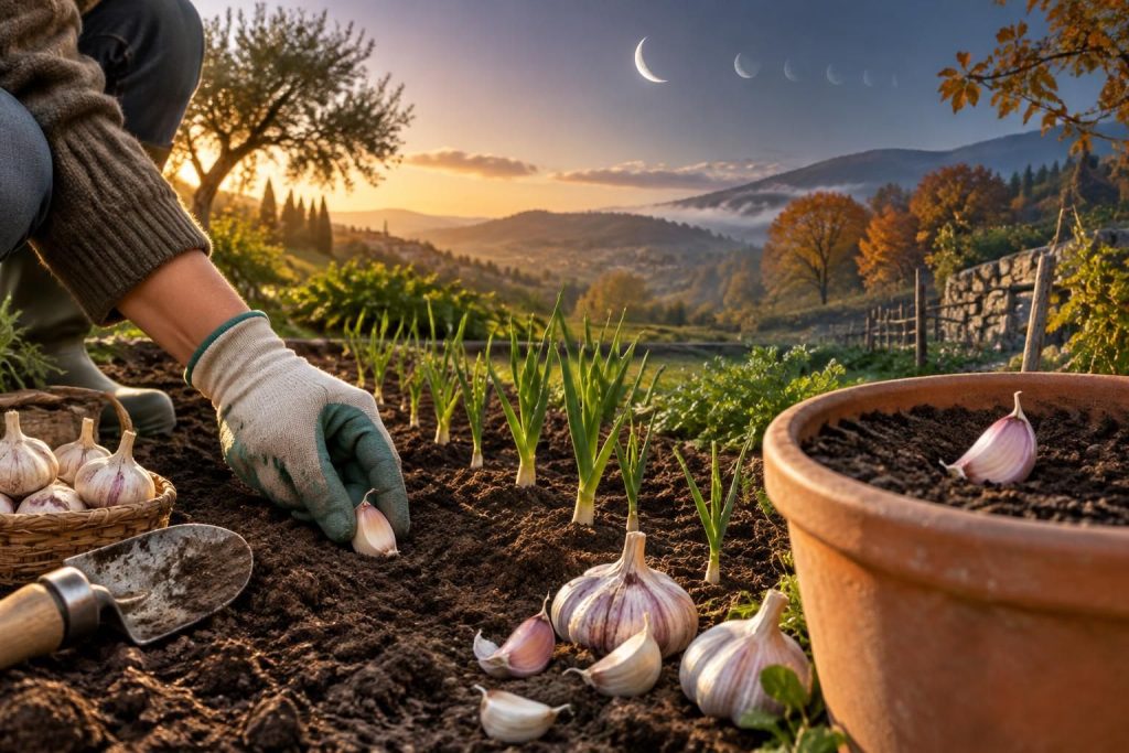 découvrez quand planter l’ail en pleine terre ou en pot selon les phases de la lune et votre région, pour favoriser une récolte abondante.
