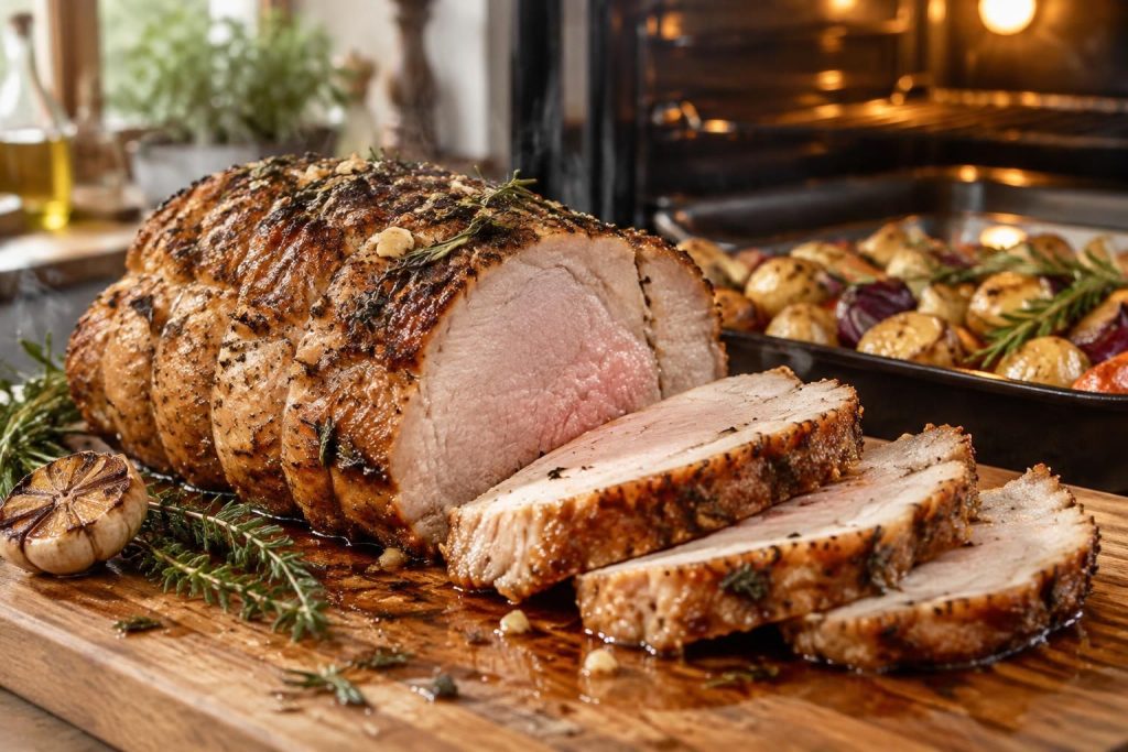 découvrez nos recettes et astuces pour réussir un rôti de porc au four, tendre et savoureux, avec une cuisson parfaite qui préserve tout son moelleux.